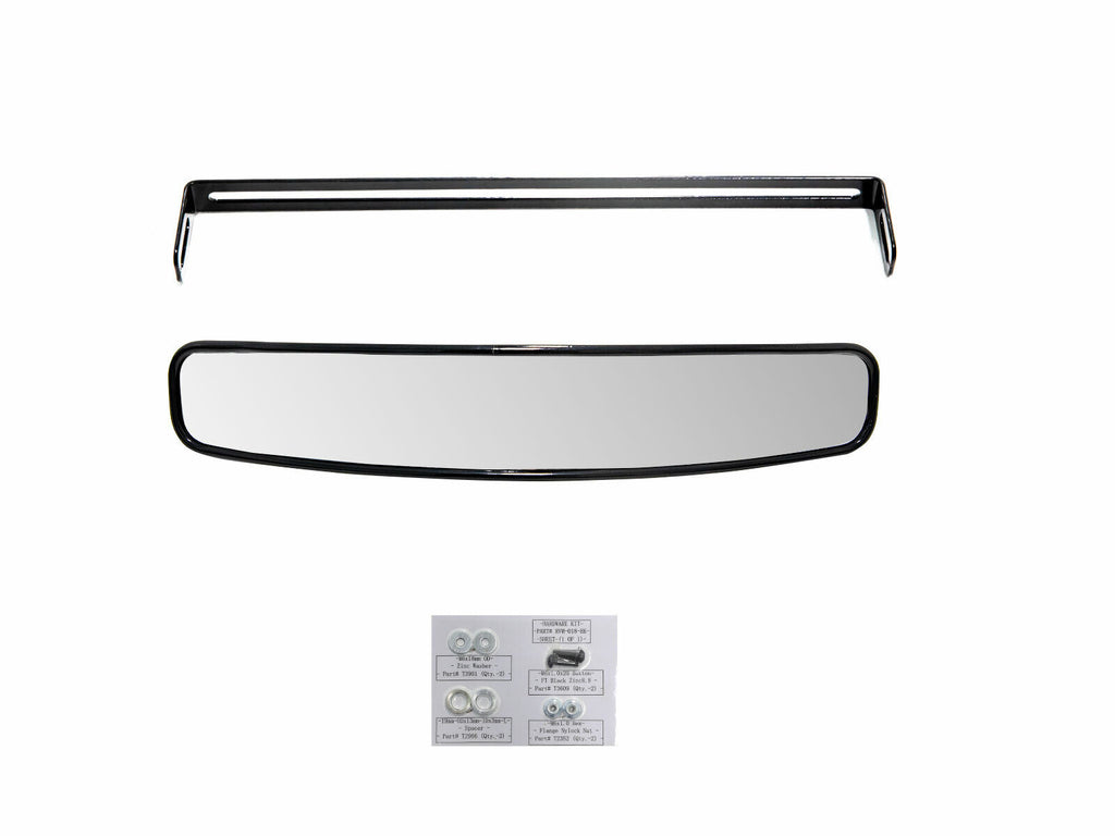 SuperATV 17" Curved Rear View Mirror for Can-Am Defender (See Fitment)