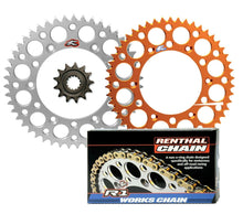 Load image into Gallery viewer, Renthal front &amp; rear Sprocket &amp; R-1 chain kit for Husqvarna TC 65 &amp; KTM 65 SX