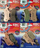 EBC severe duty front rear brake pad kit for Can Am Defender 800 1000