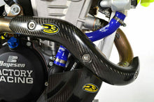 Load image into Gallery viewer, P3 201096 carbon fiber heat shield for 2017-2019 Husky FE 350 &amp; KTM 350 EXCF