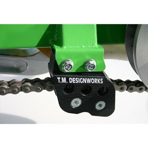 TM Designworks RCG-002-BK ATV swingarm rear chain guide, Banshee mount pattern