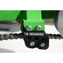 Load image into Gallery viewer, TM Designworks RCG-002-BK ATV swingarm rear chain guide, Banshee mount pattern