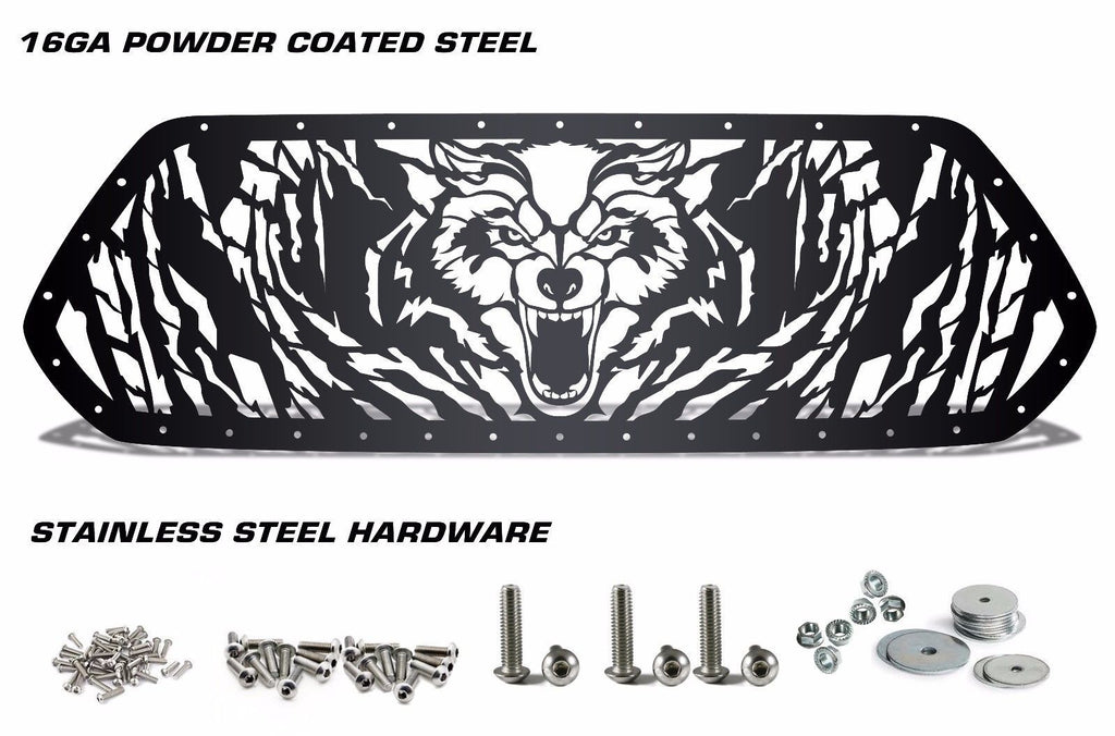 1 Piece Steel Grille for Toyota Tacoma 2016-2017 - DIREWOLF-atv motorcycle utv parts accessories gear helmets jackets gloves pantsAll Terrain Depot
