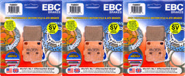 EBC FA84SV front FA84SV rear brake pad kit for Honda TRX400X & Yamaha Raptor 660