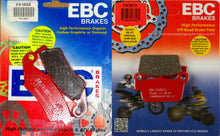 Load image into Gallery viewer, EBC carbon X FA185X front &amp; FA367X rear brake pad set for Kawasaki Yamaha Beta