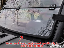 Load image into Gallery viewer, SuperATV Clear Flip Down Windshield for Polaris Ranger XP 900 / Crew ( 2013+)