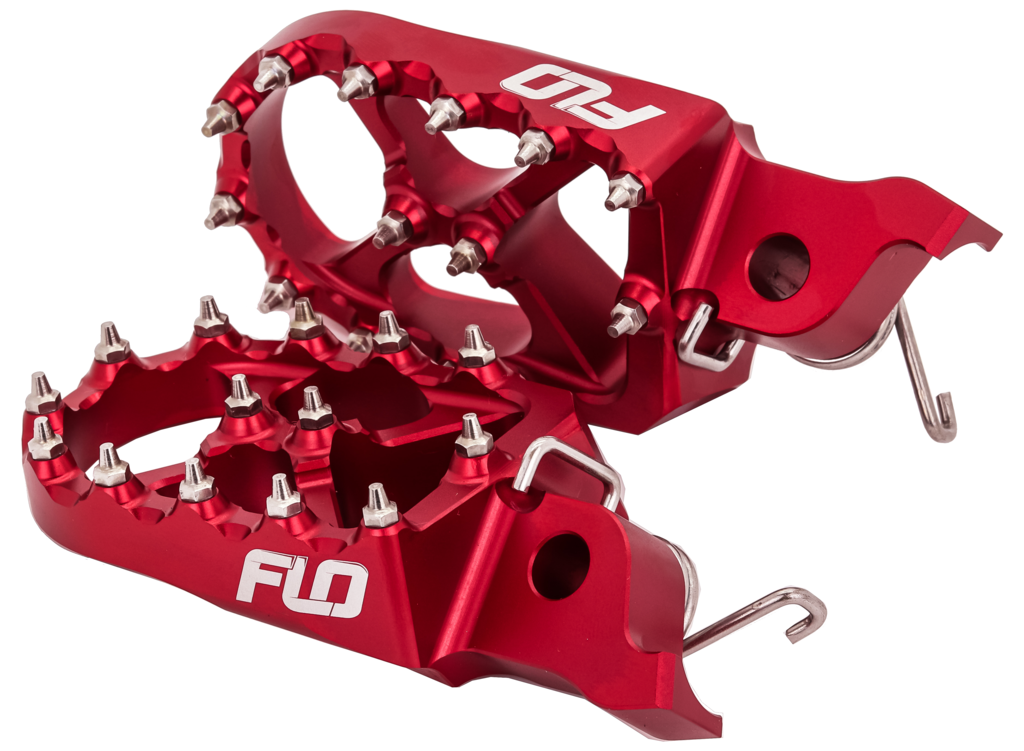 Flo FPEG-792 Pro Series Footpegs for Honda CRF150/250/450 & Kawasaki KX250/450