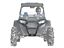 Load image into Gallery viewer, SuperATV Heavy Duty Front Bumper for Polaris RZR 570 (2012+) - Wrinkle Black