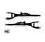 SuperATV Rear Trailing Arms for 64" Can-Am Maverick X3 (SEE FITMENT) - Black