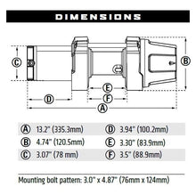 Load image into Gallery viewer, Warn VRX-25 2500lb Wire Rope Winch Kit For Suzuki King Quad 500 AXI