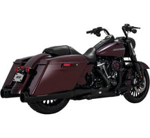 Load image into Gallery viewer, Vance &amp; Hines Torquer 450 Slip-Ons Black, 4.5" Harley FLH FLT VH0336