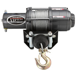 VIPER Max 4000lb Winch - 50ft STEEL Cable-atv motorcycle utv parts accessories gear helmets jackets gloves pantsAll Terrain Depot