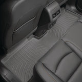 Black/Rear FloorLiner/Toyota/Sienna/2011 +/Covers 2nd and 3rd row foot areas, with 2nd row console requires trim marked