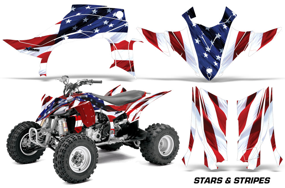 ATV Graphics Kit Quad Decal Sticker Wrap For Yamaha YFZ450RSE 2014-2016 USA FLAG-atv motorcycle utv parts accessories gear helmets jackets gloves pantsAll Terrain Depot